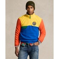 Mens Colorblocked Fleece Pullover Sweatshirt