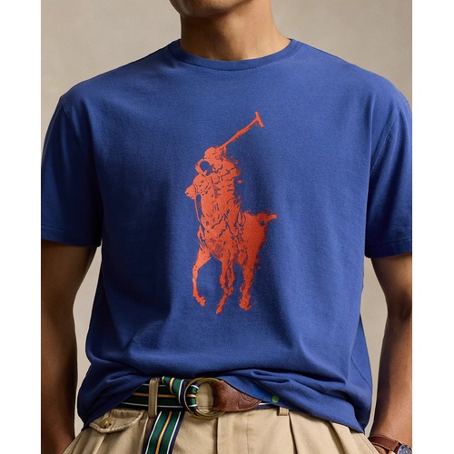 폴로 랄프로렌 Mens Classic-Fit Big Pony Jersey T-Shirt