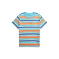 Toddler and Little Boys Striped Cotton Jersey Pocket Tee