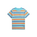 Toddler and Little Boys Striped Cotton Jersey Pocket Tee