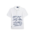 Toddler and Little Boys Embroidered Cotton Mesh Polo Shirt