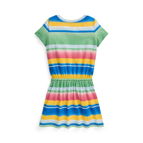 폴로 랄프로렌 Toddler and Little Girls Striped Cotton Jersey T-shirt Dress