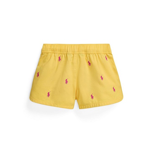 폴로 랄프로렌 Toddler and Little Girls Polo Pony Cotton Twill Shorts