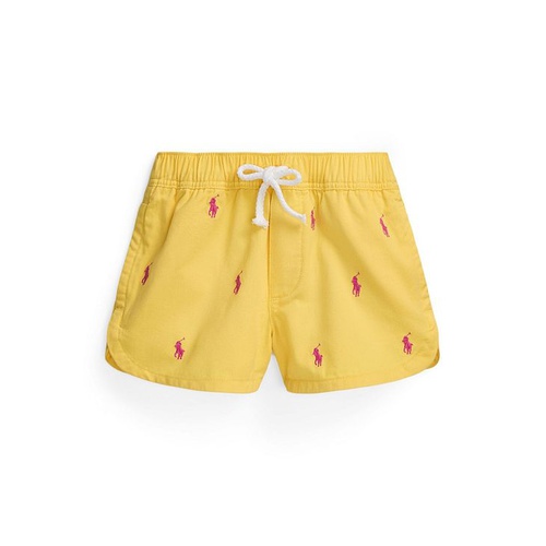 폴로 랄프로렌 Toddler and Little Girls Polo Pony Cotton Twill Shorts