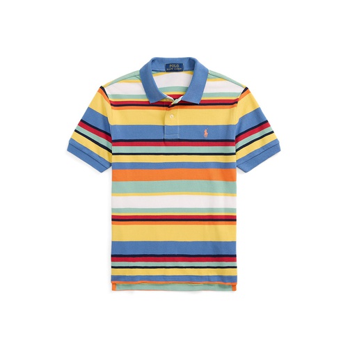 폴로 랄프로렌 Big Boys Striped Cotton Mesh Polo Shirt