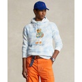 Mens Polo Bear Tie-Dye Fleece Hoodie