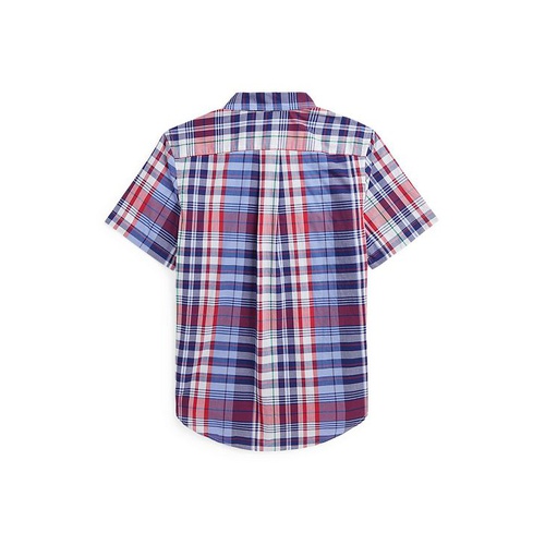 폴로 랄프로렌 Toddler and Little Boys Plaid Cotton Poplin Shirt