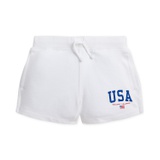 Toddler & Little Girls Logo French Terry Shorts