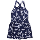Toddler & Little Girls Anchor-Print Cotton Jersey Dress