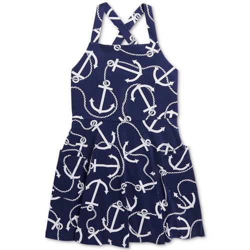 폴로 랄프로렌 Toddler & Little Girls Anchor-Print Cotton Jersey Dress