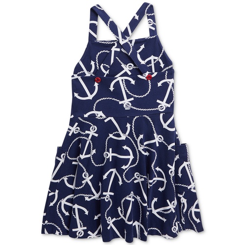 폴로 랄프로렌 Toddler & Little Girls Anchor-Print Cotton Jersey Dress