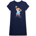 Big Girls Polo Bear Cotton Jersey Tee Dress