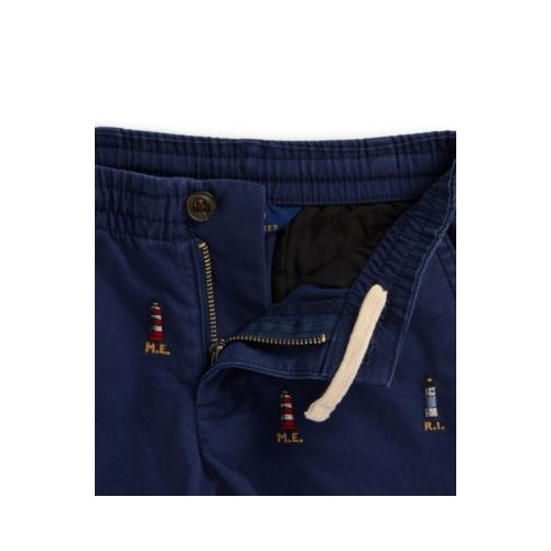 폴로 랄프로렌 Toddler and Little Boys Polo Prepster Embroidered Chino Shorts