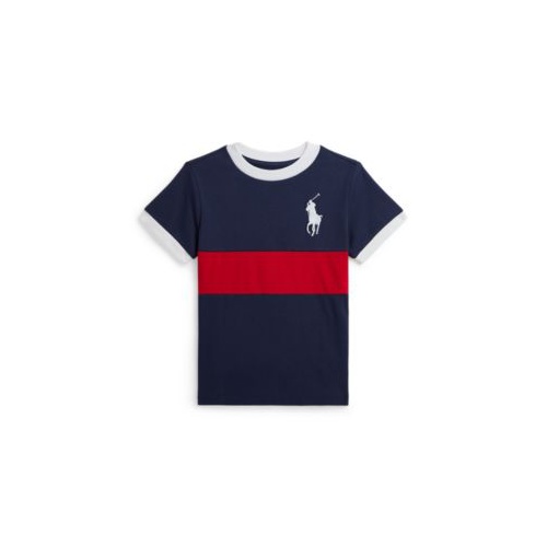 폴로 랄프로렌 Toddler and Little Boy Big Pony Heavyweight Cotton Jersey Tee