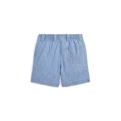 폴로 랄프로렌 Toddler and Little Boys Indigo Chambray Drawstring Shorts