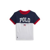 Toddler and Little Boy Logo Heavyweight Cotton Jersey Tee