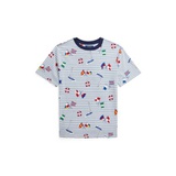 Big Boys Sailing-Print Striped Cotton Jersey T-shirt