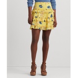 Womens Ruffled Miniskirt