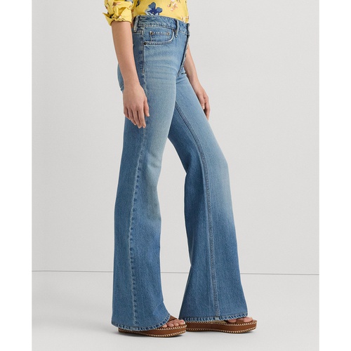 폴로 랄프로렌 Womens High-Rise Flare Jeans