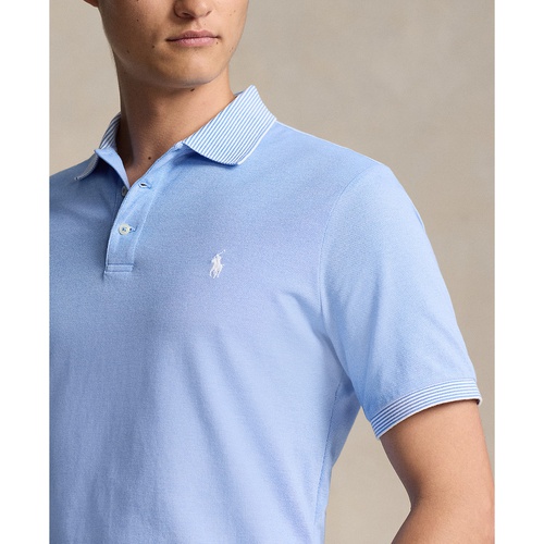 폴로 랄프로렌 Mens Classic-Fit Cotton Oxford Mesh Polo Shirt