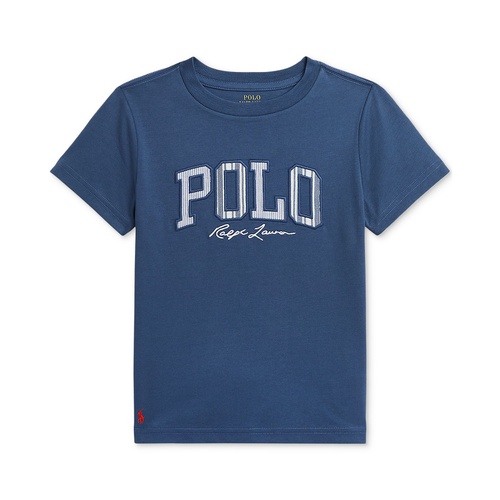 폴로 랄프로렌 Toddler & Little Boys Striped-Logo Cotton Jersey T-Shirt