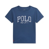 Toddler & Little Boys Striped-Logo Cotton Jersey T-Shirt