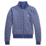 Big Girls Floral Quilted Double-Knit Jacket