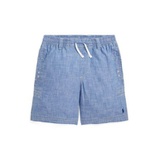 Big Boys Indigo Chambray Drawstring Shorts