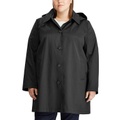 Plus Size Hooded Raincoat