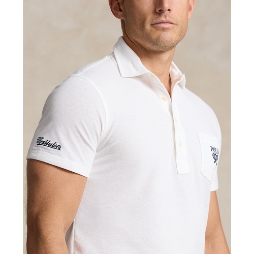 폴로 랄프로렌 Mens Wimbledon 2024 Cotton Mesh Polo Shirt