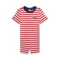 Baby Boys Striped Cotton Jersey Shortall