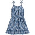 Toddler & Little Girls Plaid Cotton Madras Dress