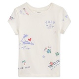 Toddler & Little Girls Cotton Printed T-Shirt