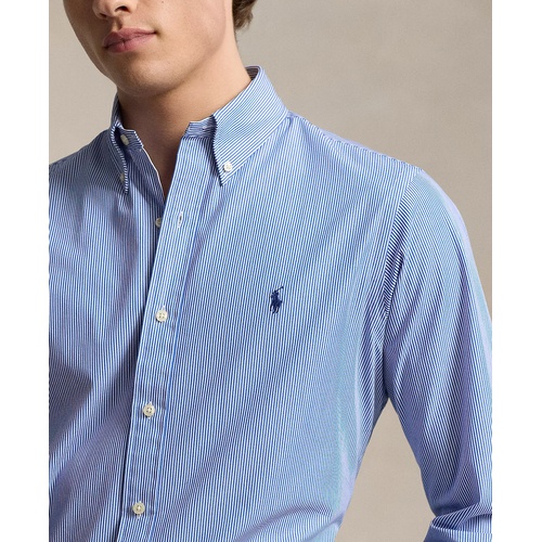 폴로 랄프로렌 Mens Classic-Fit Stretch Poplin Shirt