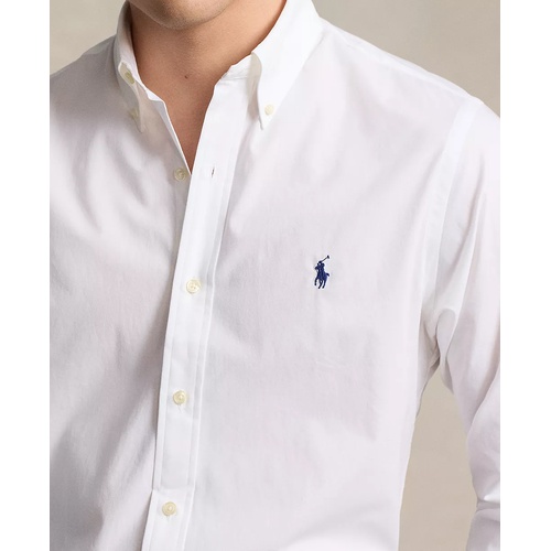 폴로 랄프로렌 Mens Classic-Fit Stretch Poplin Shirt