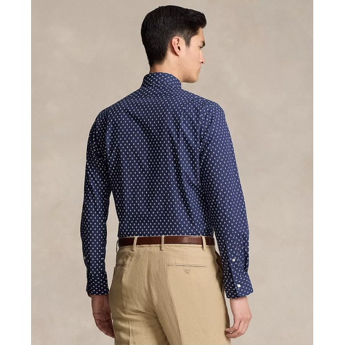 폴로 랄프로렌 Mens Classic-Fit Stretch Poplin Shirt