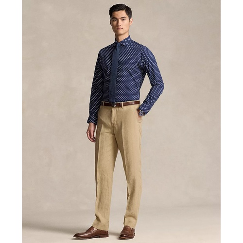 폴로 랄프로렌 Mens Classic-Fit Stretch Poplin Shirt