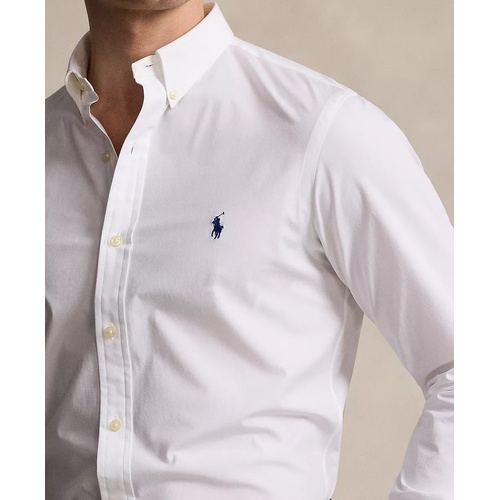 폴로 랄프로렌 Mens Slim-Fit Stretch Poplin Shirt