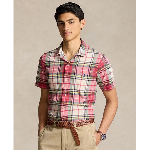 폴로 랄프로렌 Mens Classic-Fit Madras Camp Shirt