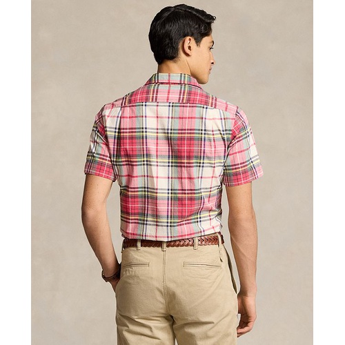 폴로 랄프로렌 Mens Classic-Fit Madras Camp Shirt