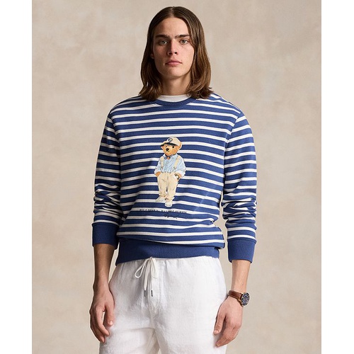 폴로 랄프로렌 Mens Polo Bear Striped Fleece Sweatshirt