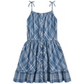 Big Girls Plaid Cotton Madras Dress