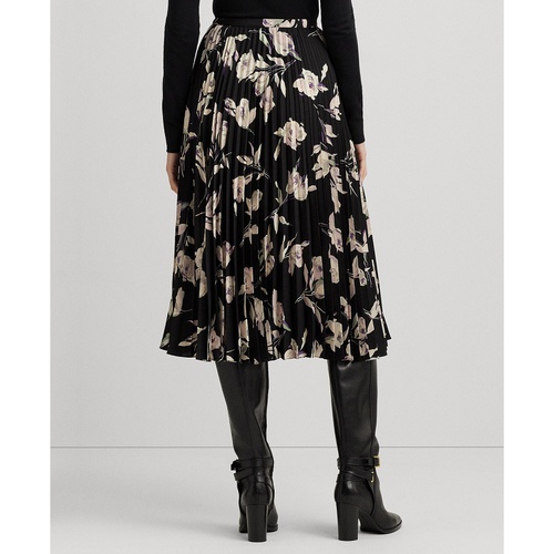 폴로 랄프로렌 Womens Printed Floral Midi Skirt