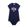 Baby Girls Team USA Cotton T-Shirt Dress & Bloomer