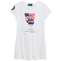 Toddler & Little Girls Team USA Polo Bear Cotton Jersey Dress