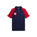 Big Boys Team USA Cotton Mesh Polo Shirt