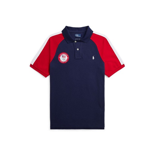 폴로 랄프로렌 Big Boys Team USA Cotton Mesh Polo Shirt