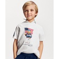 Toddler and Little Boys Team USA Polo Bear Cotton Jersey Tee