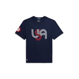 Big Boys Team USA Cotton Jersey Graphic Tee