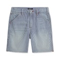 Big Boys Indigo Striped Denim Carpenter Shorts